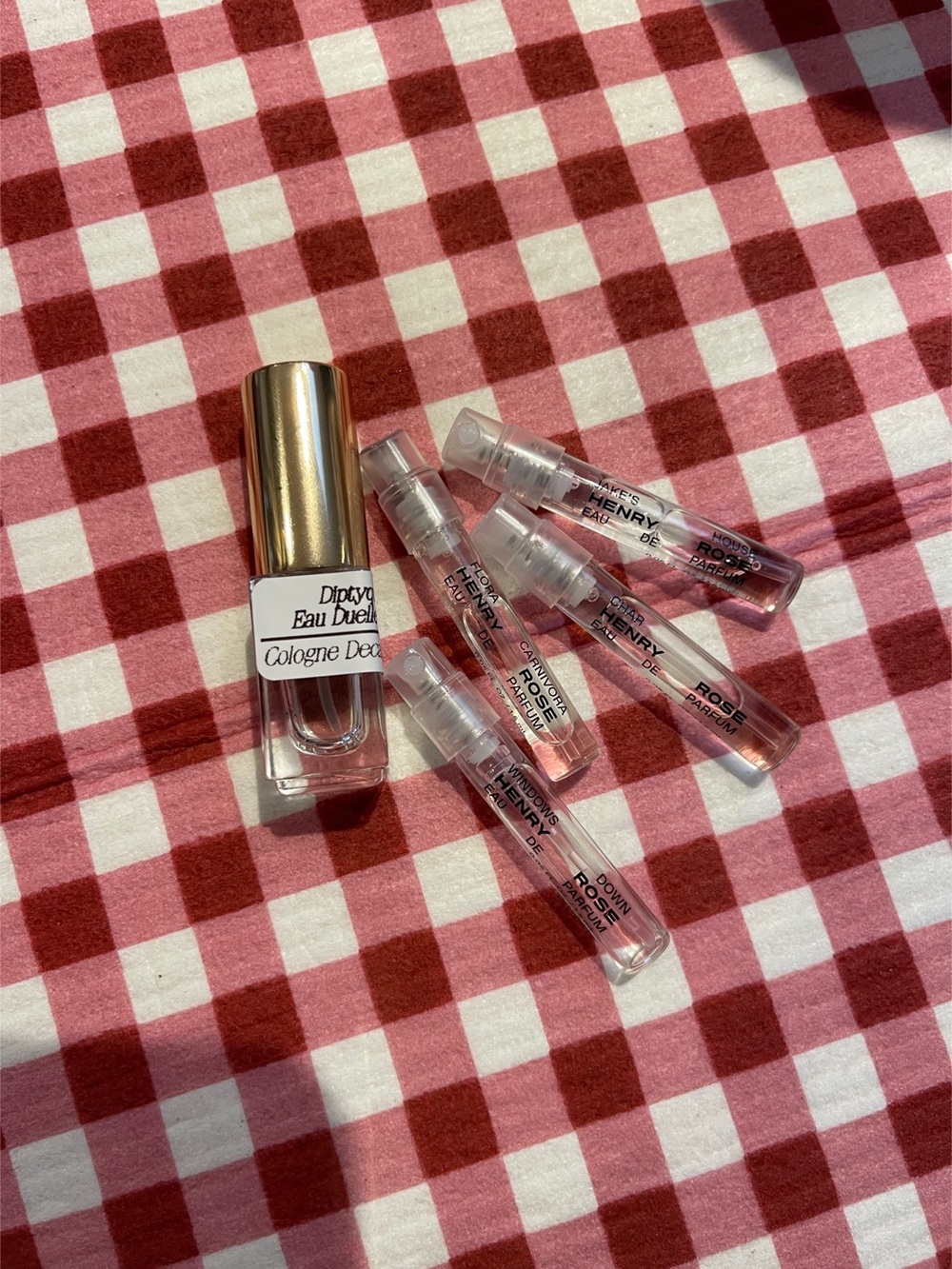 Diptyque / Henry Rose Perfume Fragrance Sample Set, Decant